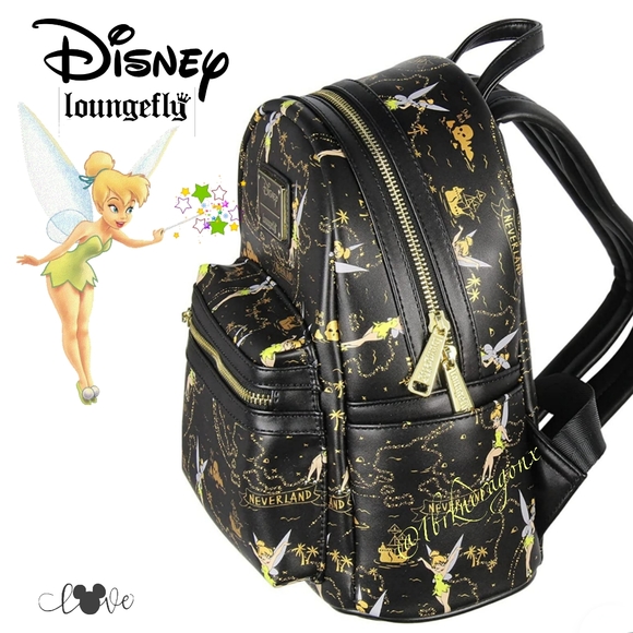 NWT Tinkerbell π§Officially Licensed Loungefly Disney Backpack Disney Tink Magic - Picture 6 of 16